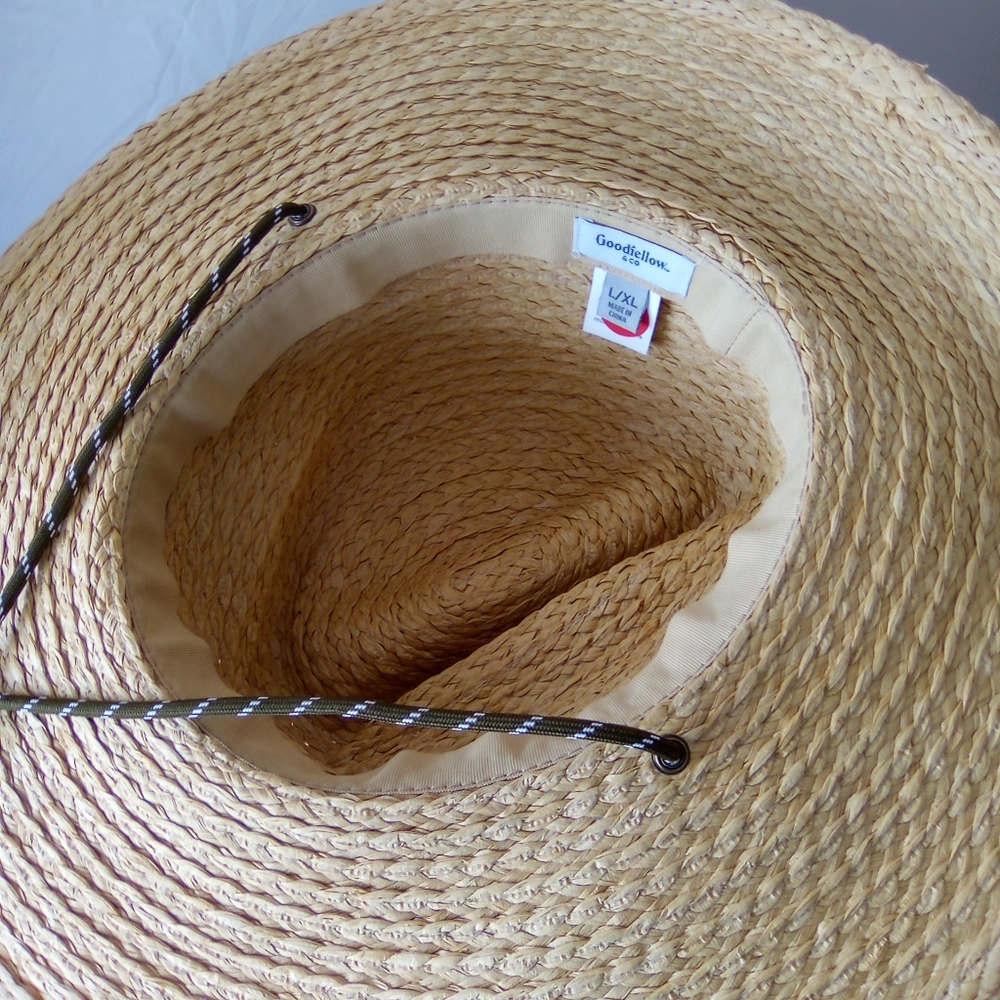 Goodfellow & Co Tan Straw Hat for Women SIZE L/XL - Picture 9 of 9